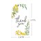 Wrapables Thank You Gift Tags/Kraft Paper Hang Tags for Weddings, Bridal Showers, Baby Showers (50pcs), Green Nature
